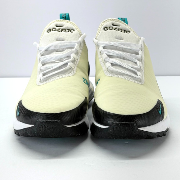 Nike Air Max 270 Golf Shoes Men 8 White Dusty Cactus CK6483-100 Lace Up Sporty - Picture 6 of 12